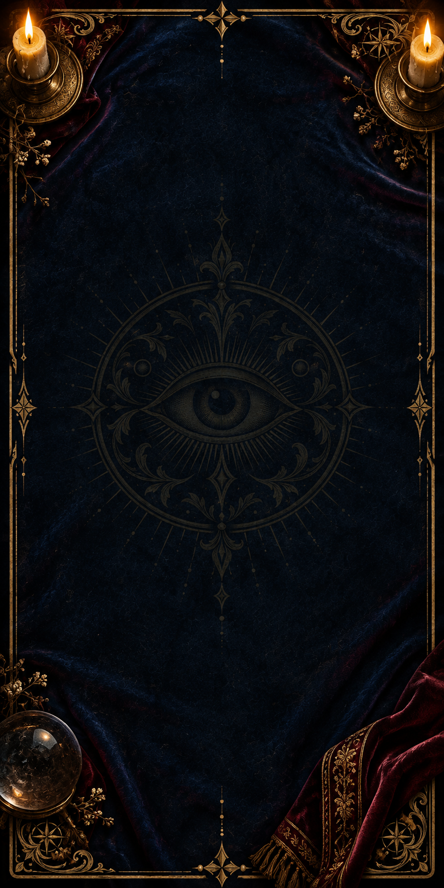 Illustration du tapis de voyance utilisé dans le jeu